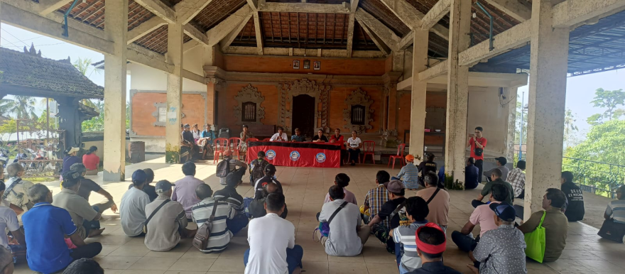 Pendampingan Dinas BAKAUDA Tabanan di Desa Belatungan Terkait Perubahan SPPT